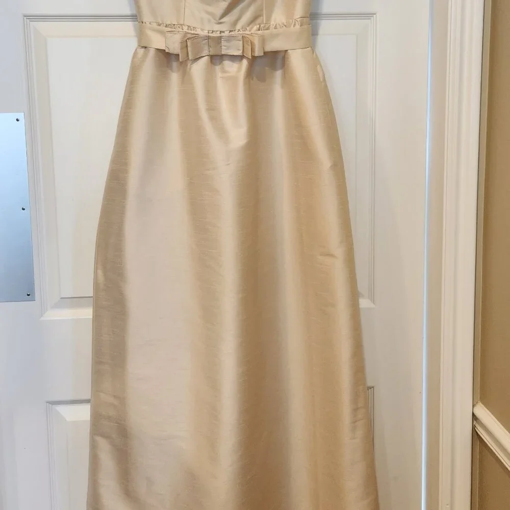 Alfred Sung Dress Champagne color_Like New - Picture 3 of 10